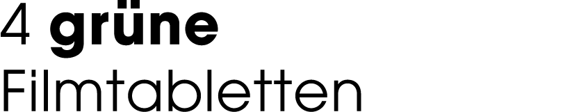 4 gr ne Filmtabletten