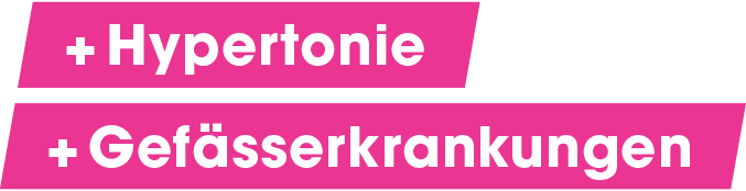 + Gef sserkrankungen,+ Hypertoni