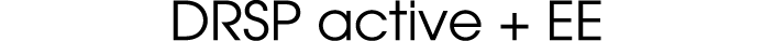 DRSP active + EE