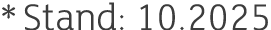 * Stand: 10.2025