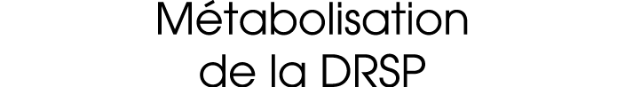 M tabolisation de la DRSP