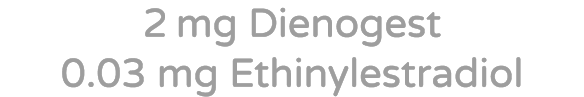 2 mg Dienogest 0.03 mg Ethinylestradiol